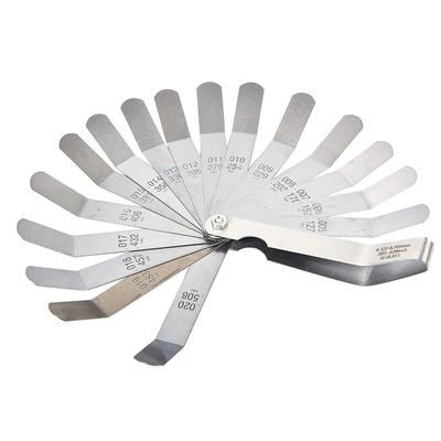 16 Blades Feeler Gauge Metric Gap Filler 0.127-0.508Mm Valve Gage Measurment