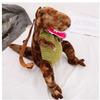 Kids Dinosaur Backpack Cartoon 3D Dinosaur Shape Soft Plush Kids Cute Animal Backpack for Travel School Camping