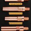 MIG Welding Contact Tip Set: CO2 Gas Shielded Gun Accessories, Copper Conductive Nozzle