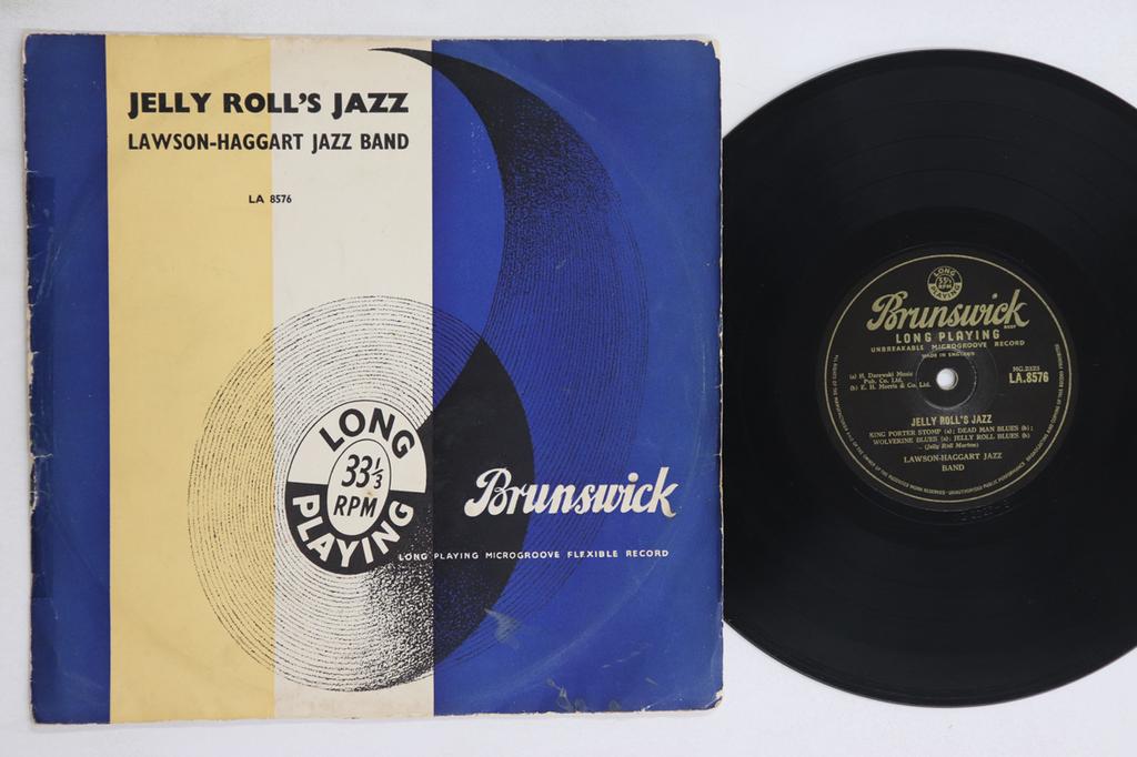 10inch Record LAWSON-HAGGART JAZZ BAND - JellyRoll's Jazz LA8576 Brunswick UK Jazz Used