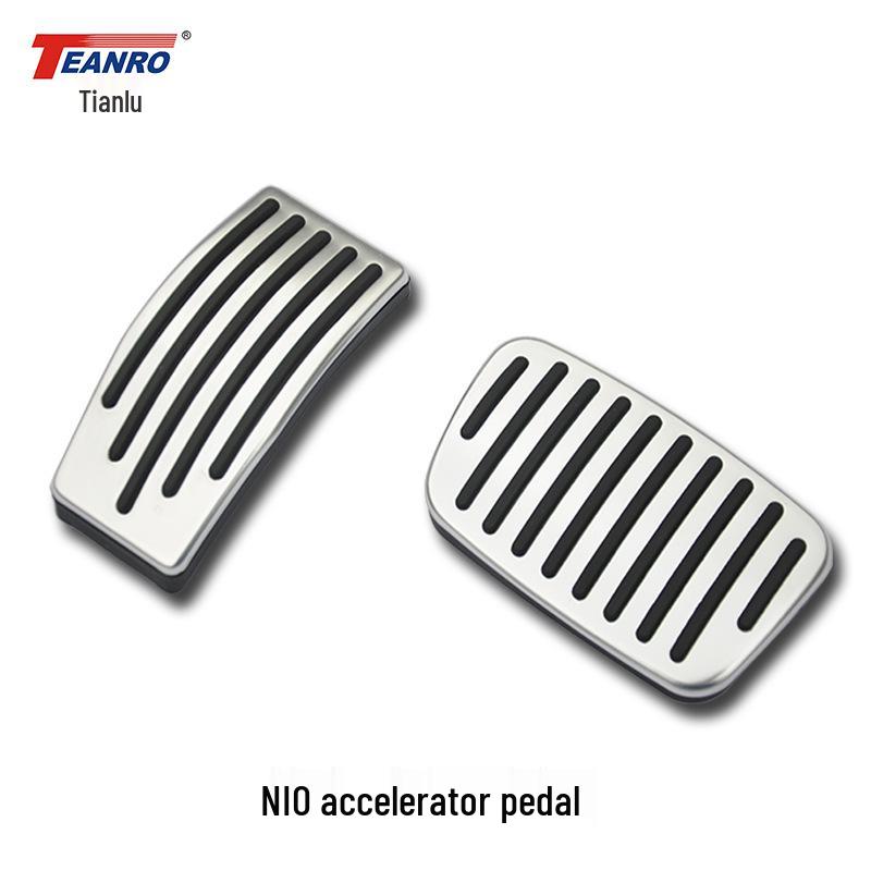 

NIO ES8 Accelerator & Brake Pedal Non-Slip Aluminum Alloy Interior Upgrade серебряный