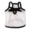 Thin Polyester Bowknot Dog Vest White XS~L Pet Cat Sling T-Shirts Comfortable Breathable Summer Thin Puppy Clothes Perro