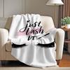Ins Style Beauty Makeup Eyelash Blanket Warm And Soft Suitable For Bedroom Living Room Sofa Bed Office Travel Camping