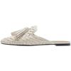 Fashion 2025 Autumn Women's Slippers Winter Fringe Modern Slippers Square Head Flats Lazy Muller Sandals Tassel Shoes Woman Slides