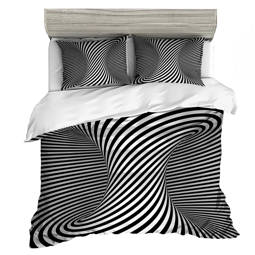 Psychedelic Digital Printing Bedding Set 3D Duvet Cover Set Microfiber Adults Women Single Queen King Twin Full Size Bed Linen