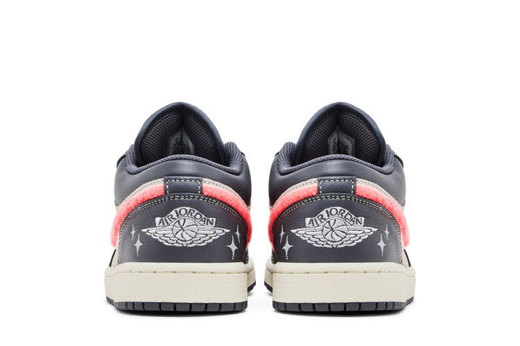 Jordan 1 Low Light Graphite Hot Punch (Women's)
