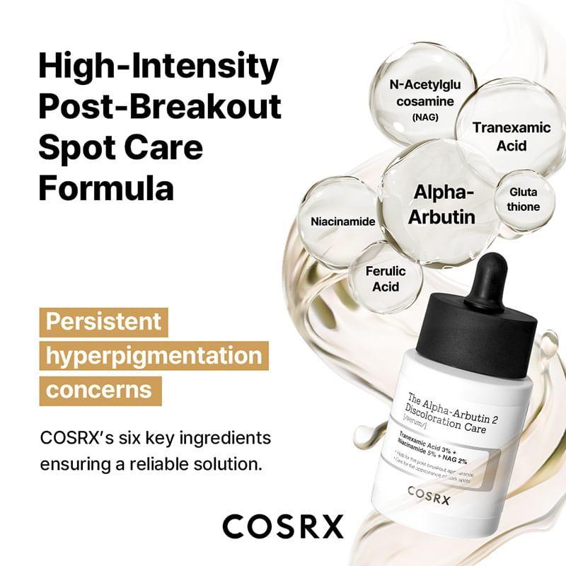 COSRX - The Alpha-Arbutin 2 Discoloration Care Serum