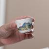 Chinese Ceramic Portable Kung Fu Travel Tea Set