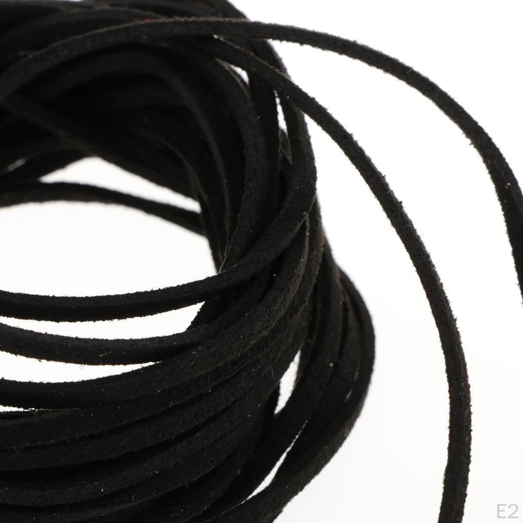 Sznurek aksamitny ze sztucznej skóry zamszowej o szerokości 5 5 mm do wyrobu biżuterii