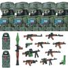 Commando Urbano Forze Speciali Figure Militari Blocchi da Costruzione SWAT Esercito USA Ucraina Soldati Assalto Fanteria Scudo Armi Giocattoli