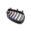 New Look Auto-Kühlergrill, vorne, Niere, glänzend, 2 Linien, Doppellamellen, für BMW 5er E60 E61 M5 520i 535i 550i 2003–2010