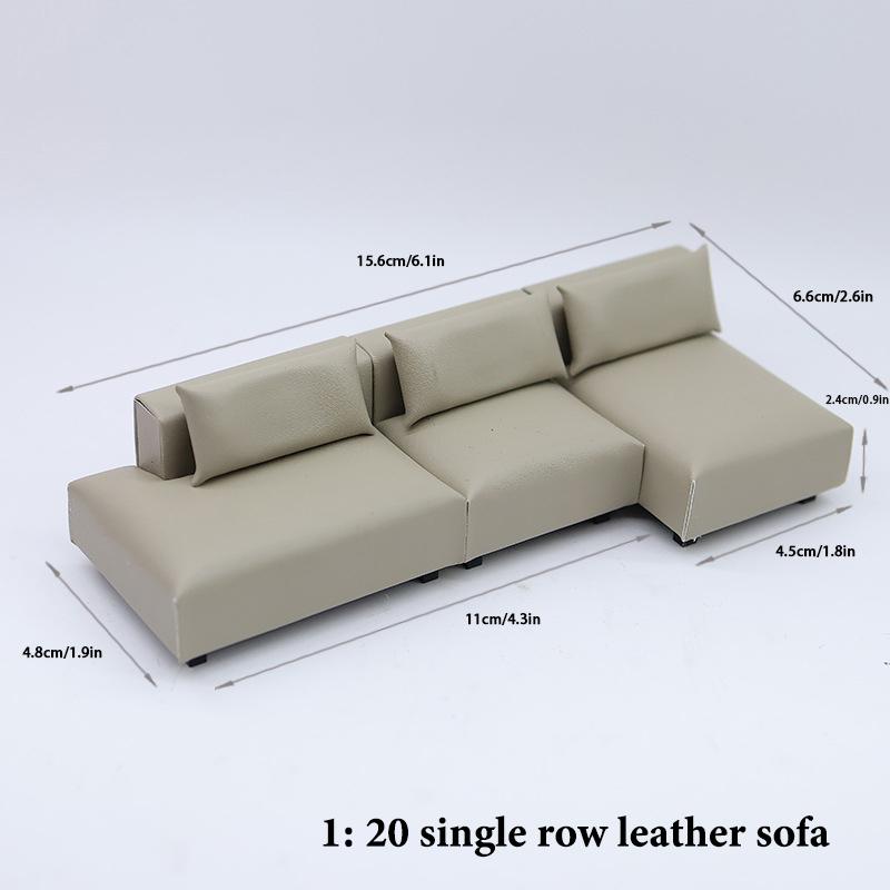 Dollhouse Simulation Sofa Model Dollhouse Miniature Furniture Decoration Dolls House Living Room Accessories Pretend Play Toys