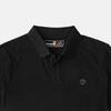 Timberland Solid Logo Outdoor Casual Short Sleeve Polo Shirt Men Polo Shirts Black A63YQ-001