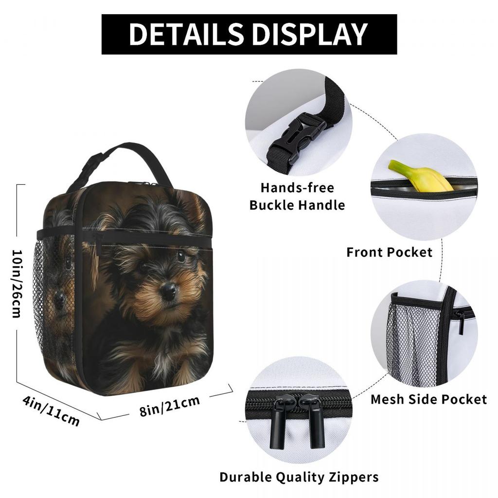 A Single Pack Of Yorkshire Insulated Lunch Bag for Women Office Cooler Thermal Food Box Tote Portable Lunch Boxes Container