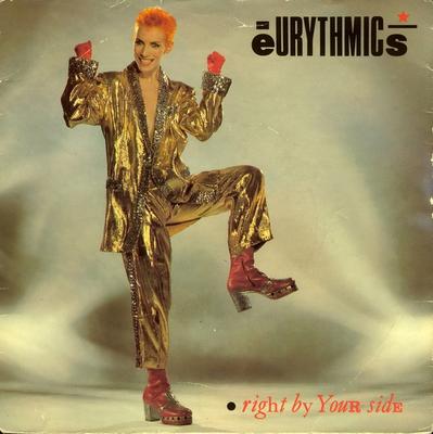7inch Record EURYTHMICS - Right By Your Side DA4 RCA 1983 UK Pop Used