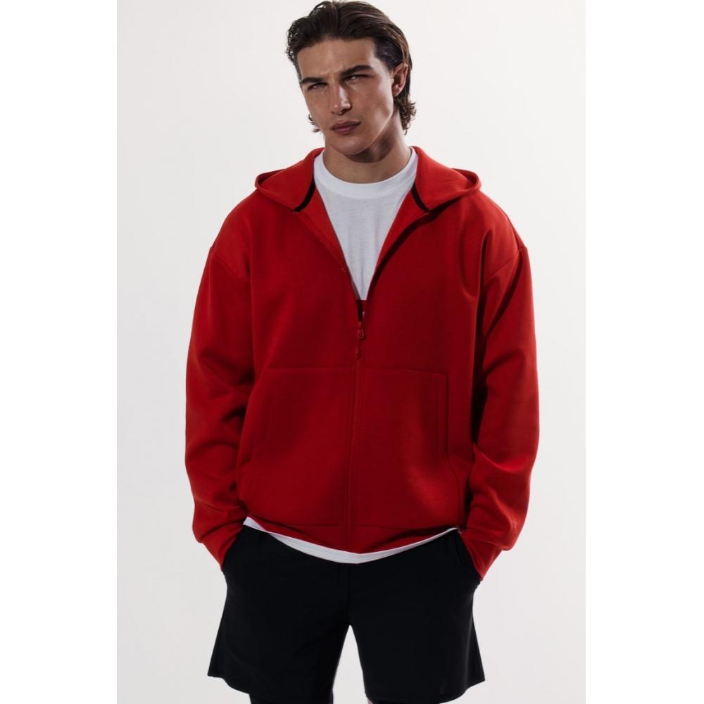 

Спортивная толстовка с капюшоном HM dryMove Zip Up, красная