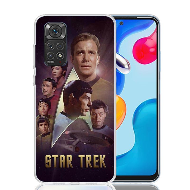 Star Movie T-Trek Phone Case For Xiaomi Redmi Note 13 14 15 Pro Plus 12S 12 14S 11S 11E 10 10S 11 11T 5G 4G Cover Coque Redmi No