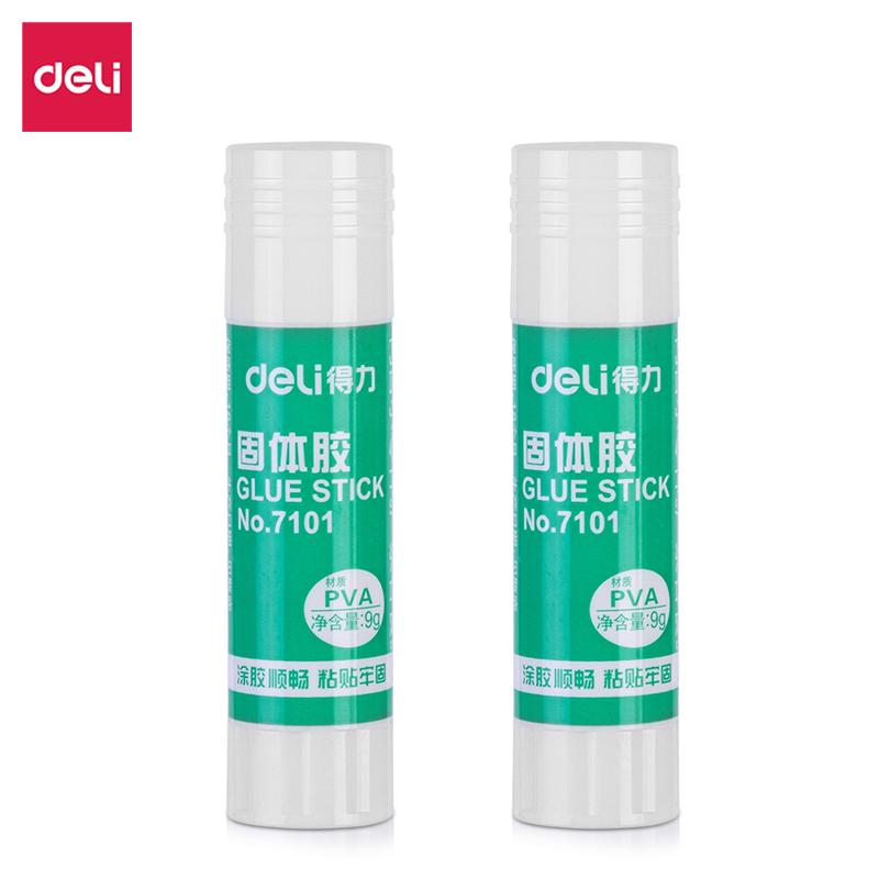 Клей-карандаш Deli Solid для детей Без формальдегида Сильное ручное сцепление Различный вес (9/15/21/36 г)