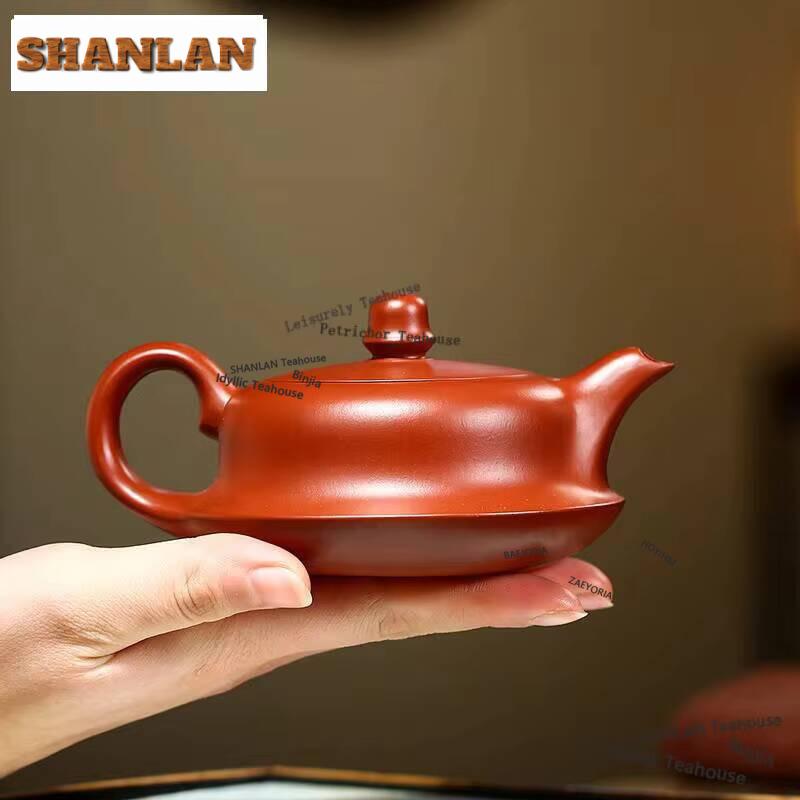 200ml Traditional Yixing Purple Clay Teapots Master Handmade Pot Raw Ore Dahongpao Mud Kettle With Strainer Chinese Zisha Teaset