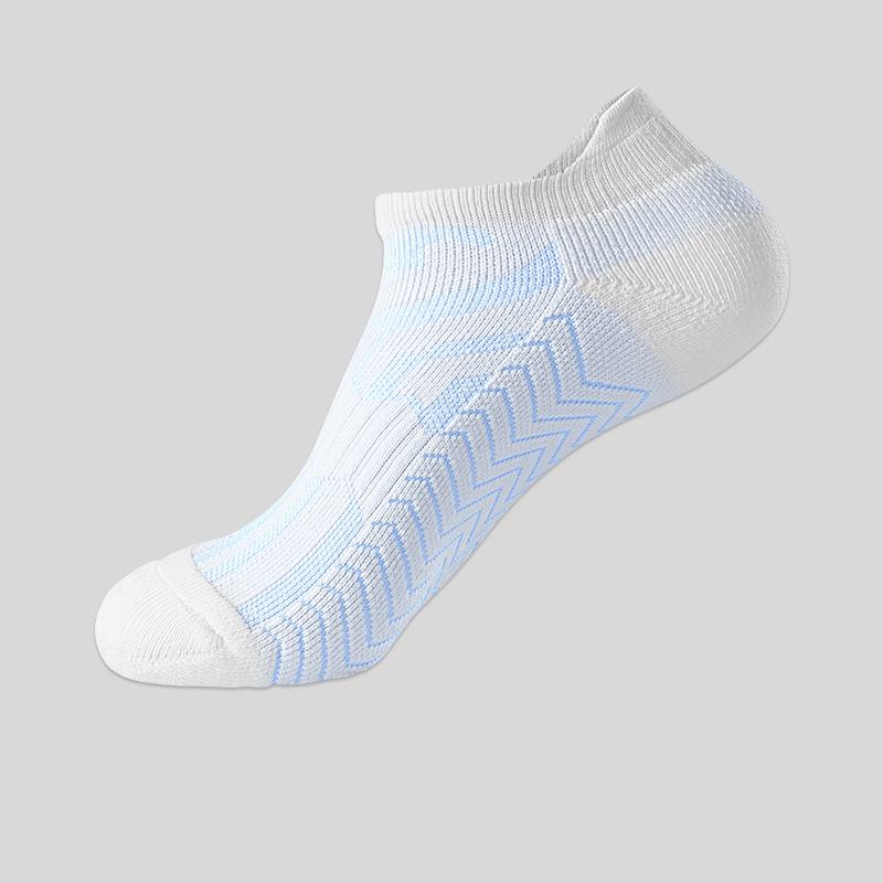 Men s Summer Thin Athletic Cotton Ankle Socks - Running, Basketball, Badminton Thin (38-44) синий/белый