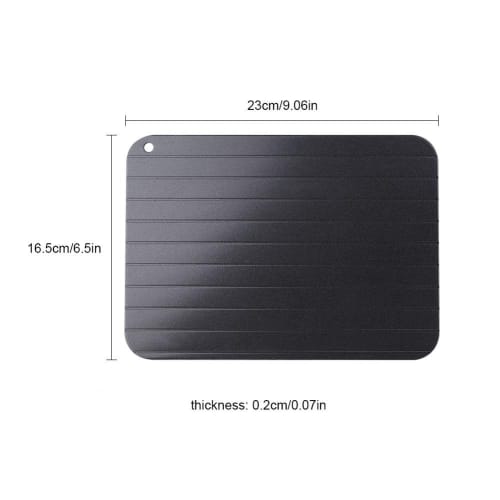 Yosoo Rapid Thawing Plate/Board, Aluminum, Thawing Plate, Thawing Board, Natural Thawing, Cookware, Heat Conductivity, Thawing Tool, Cooking Board, Ki