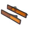 2pcs Front Side Marker Light Cover Lens 63141377849 Replacement for E30 E32 E34 318i 325i 525i 735i
