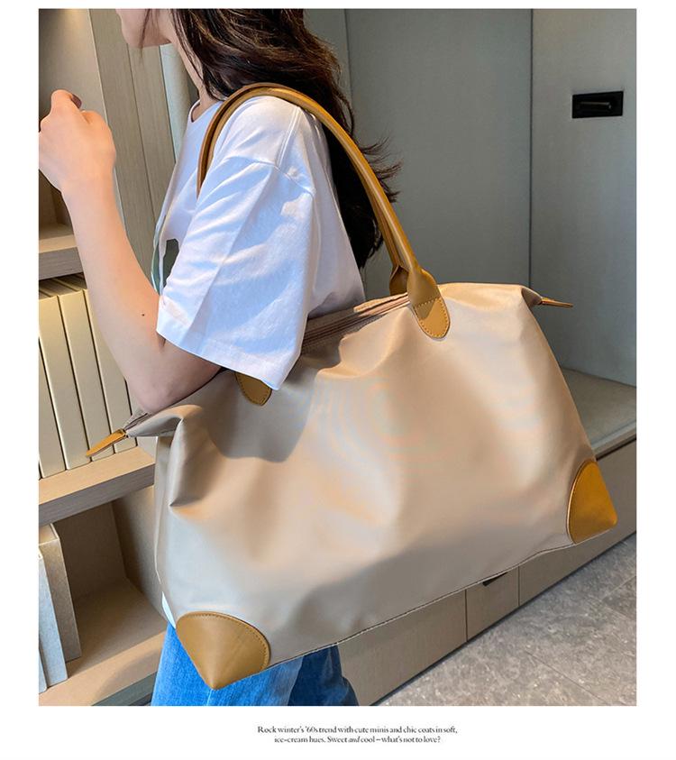 Bolsa de Ginástica Grande Capacidade Feminina: Bolsa de Mão da Moda para Viagens Curtas e de Negócios, Ideal para Esportes ao Ar Livre e Yoga.