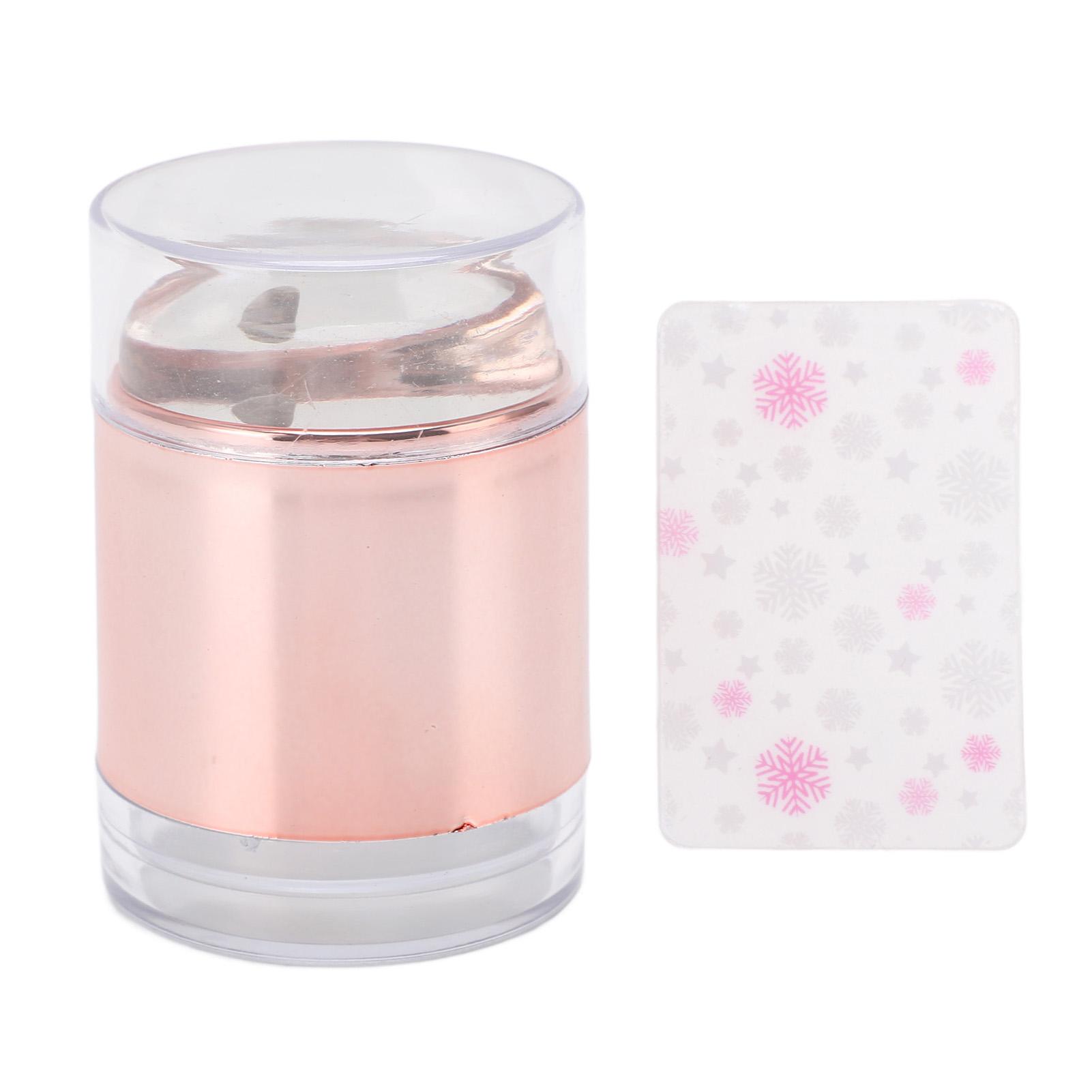 

Набор для стемпинга ногтей Сильный клей Прозрачный Двусторонний Желейный штамп для нейл-арта с кружевным цветочным паттерном Rosy