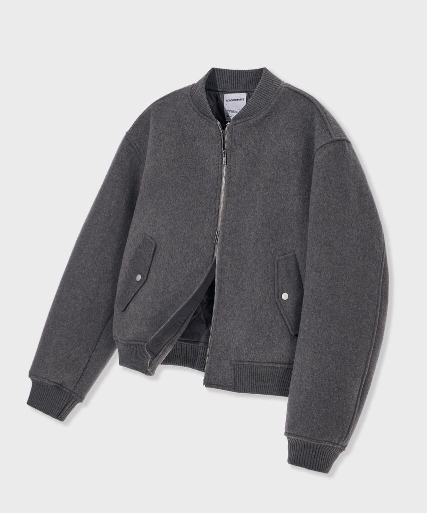 Glw Heavyweight Round Blouson Grey