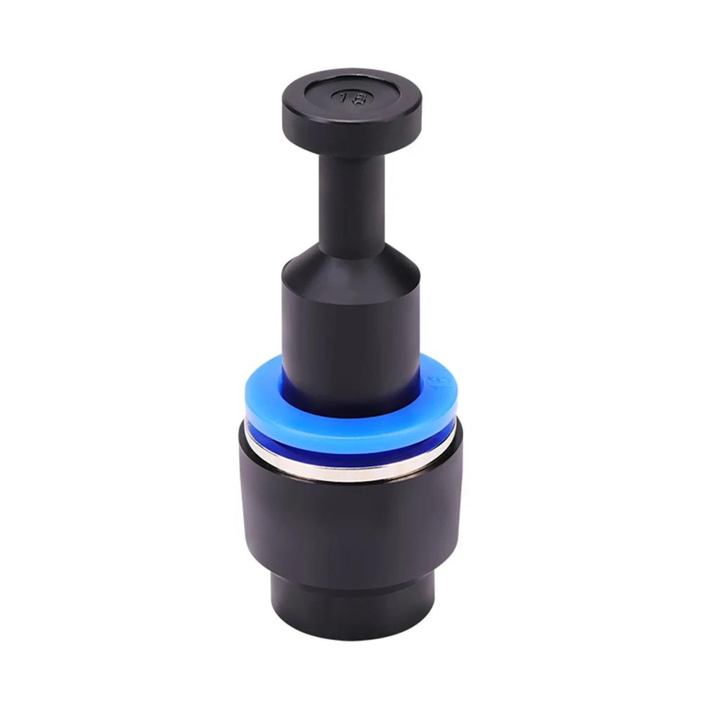 10pcs PP PPF4 /6/8/10/12mm Pneumatic Blanking Pipe End Cup Plugs Air Hose Tube Push Fit Connector Plastic Plug Ventilation Valves 4