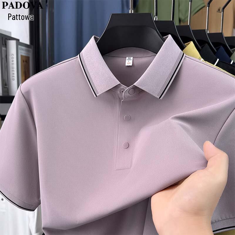 Patova Men s Business Casual Short Sleeve Polo Shirt 2XL