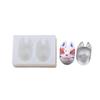 DIY Clay Mold for Keychain Jewelry Accessories Realistic Masks Creating Mold Delicate Lowrie Shaped Mask Clay Moulds