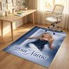 Personalized Crystal Velvet Carpet,Ayliva Custom Printed Name, Plush Area Rug For Home Indoor Decor