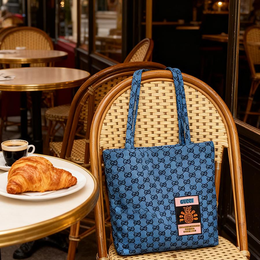 Gucci Women's handBag, Made Of Pure Cotton And Canvas. Suitable For Commuting And Parties. Environmentally Friendly