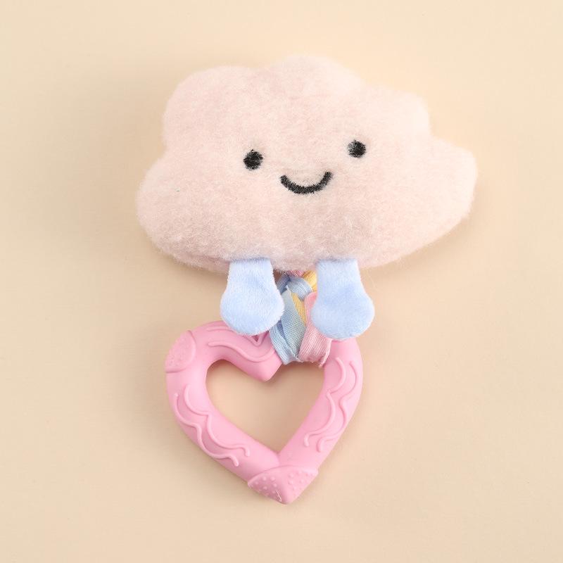 Plush Cat Chewing Teething Toy for Stress Relief and Entertainment
