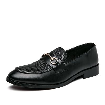 Men's Brown/Black/Red Embossed Leather Horsebit Loafers Mens Moc Toe Slip-on Business Casual Shoes Size 38-48