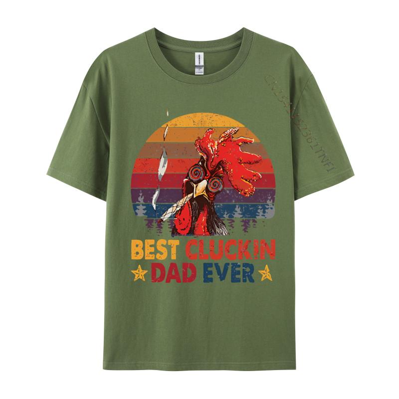 

Chicken Dad Farm Best Cluckin Dad Ever T Shirts Family Cotton Boy Tops T Shirt High Street Grey Shirt Graphic Tee 4XL
