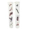 Quirky 3D Printed Insect Pattern Knee Length Socks for Unisex Adults Funny Long Calf Stockings Christmas Holiday Gift