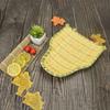 Restaurant Imitation Bamboo Weaving Hot Pot Vegetable Plate Melamine Green Barbecue Plate Multiple Styles Vegetable Fruit Tray
