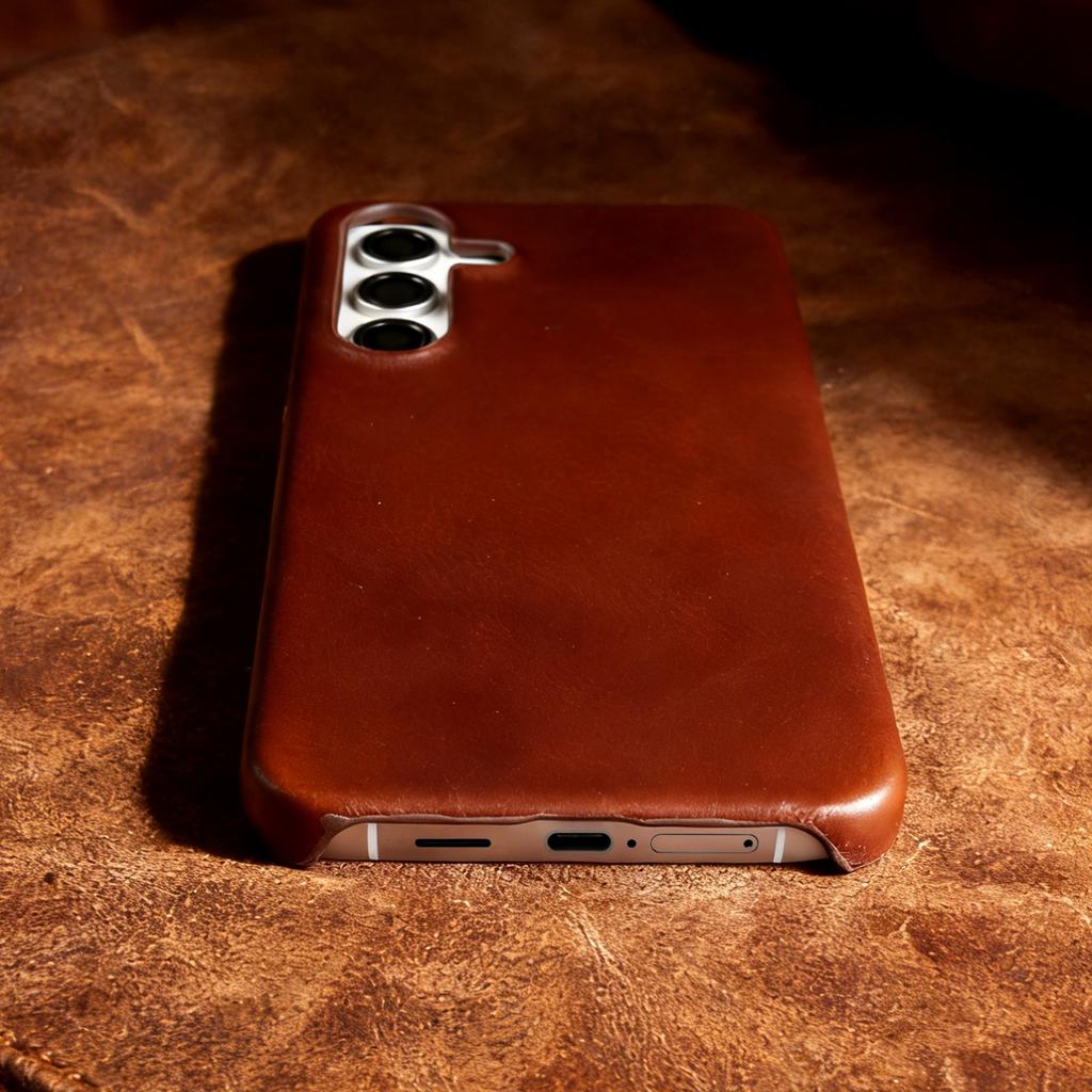 For Magsafe Case for Samsung Galaxy S25FE S26 S24 S23 S22 S21 S20FE Business Genuine Leather Back Cover Magnetic Phone Cases