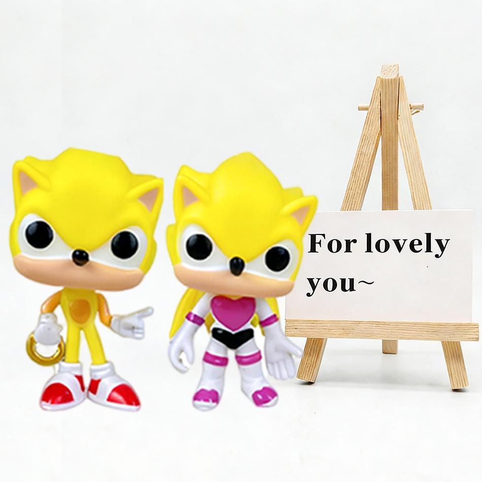 Anime Sonic Figures Set Dr. Eggman Shadow Knuckles Pvc Model Action Collectible Model Toys For Fans Birthday Present