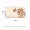 Capybara Cartoon Double Ring Car Sunshade - Cute Car Heat Insulation Front Windshield Visor