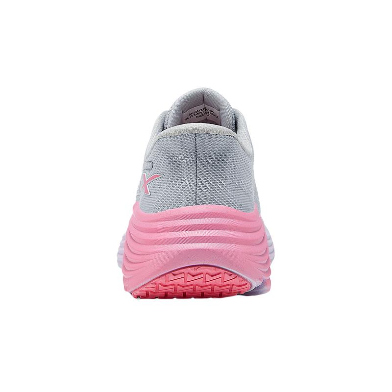 Skechers Go Series Comfortable PU Mesh Durable Low-Top Running Shoes Women Sneakers Gray Pink 129473-GYPK
