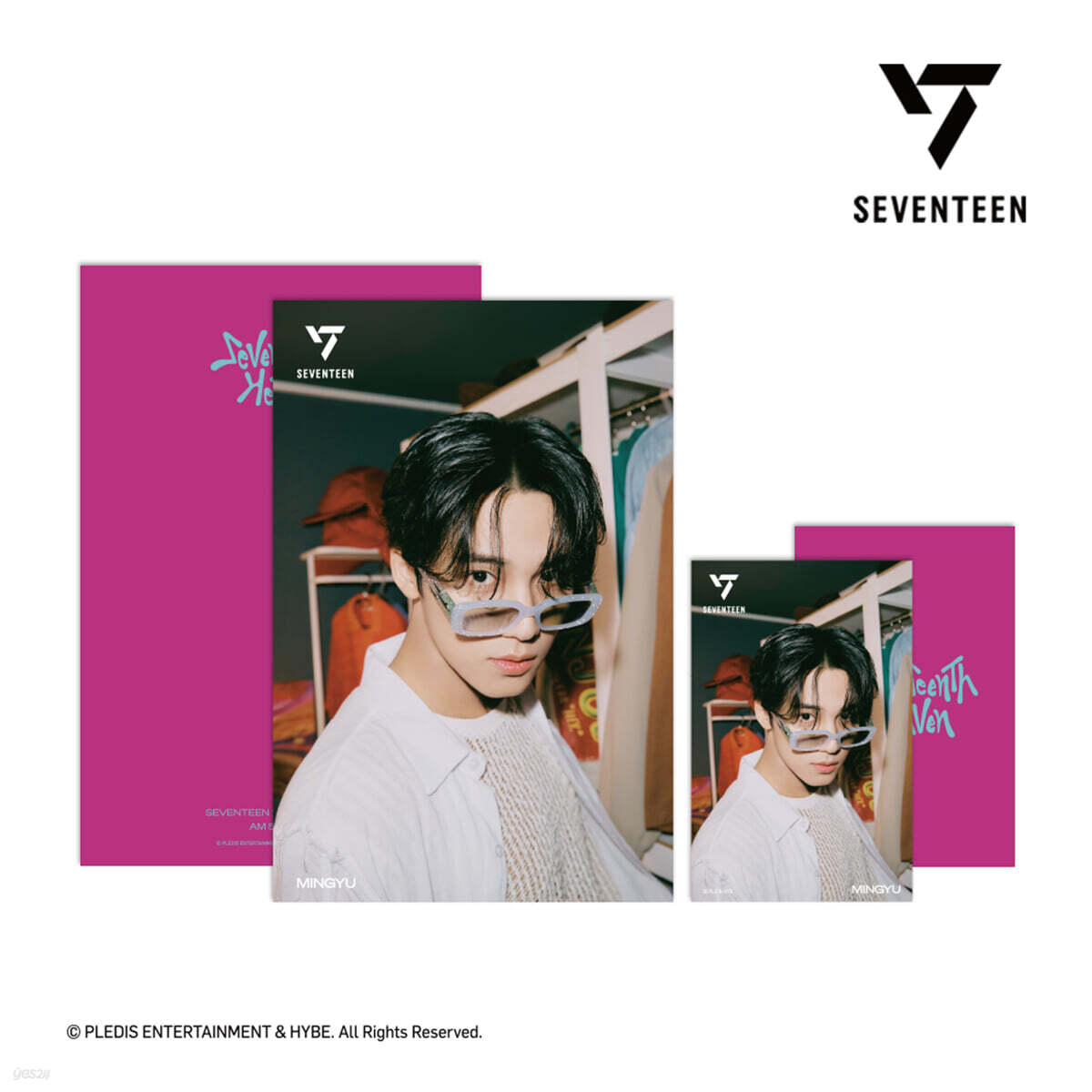 

[SEVENTEEN - SEVENTEENTH HEAVEN] 3D Лентикулярная Открытка [AM 5:26 вер.][Миню вер.]