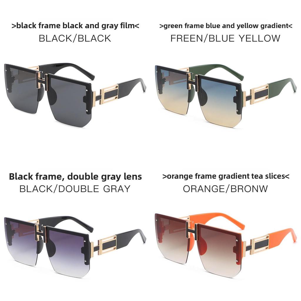 Occhiali da Sole Quadrati Unisex Moderni Retrò Con Protezione UV400 Per Viaggi all'Aperto E Moda