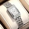 SUNKTA New Ladies Waterproof Watches Square Stainless Steel Quartz Watch For Women Elegant Bracelet Wristwatch Ladies Clock Gift