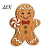Tiered Tray Holiday Decorations Christmas Wooden Gingerbread Man Decor, Rustic Gingerbread, Candy Cane House Figurines, Xmas Family Gathering