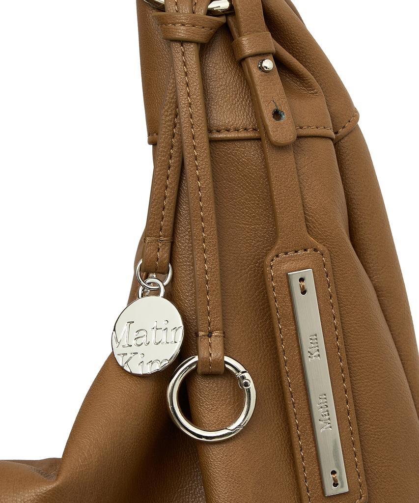 Matin Kim Twist Handle Small Hobo Bag In Brown