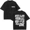Tame Impala Deadbeat Grafik T-Shirt Vintage gewaschen Psychedelic Rock Unisex Lässiges Baumwoll-T-Shirt Herren Übergröße Kurzarm
