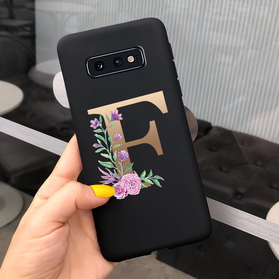 

Cute Letters Cover For Samsung Galaxy S10 Plus Case S10 S10e Soft Silicone Phone Back Case For Samsung S10 S10e S10+ Cover Coque Galaxy S10E
